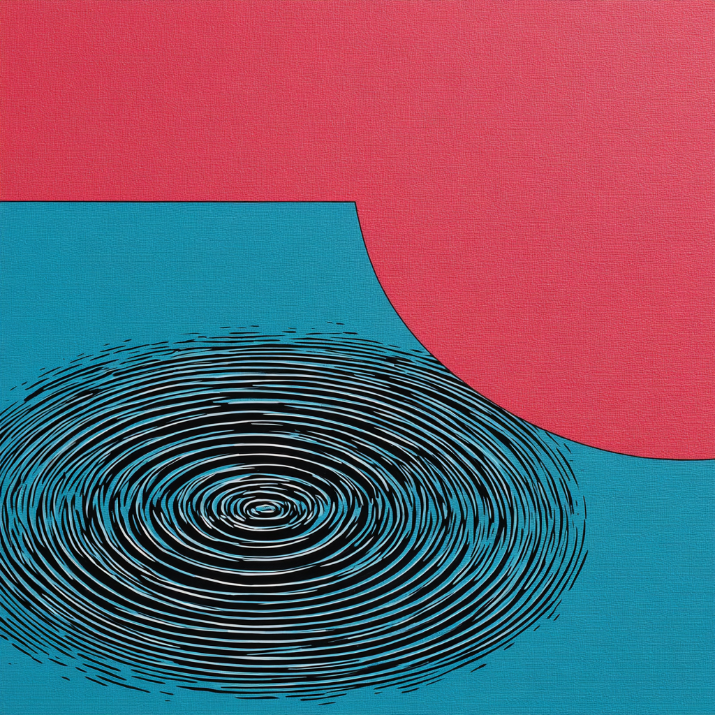 Gentle water ripples