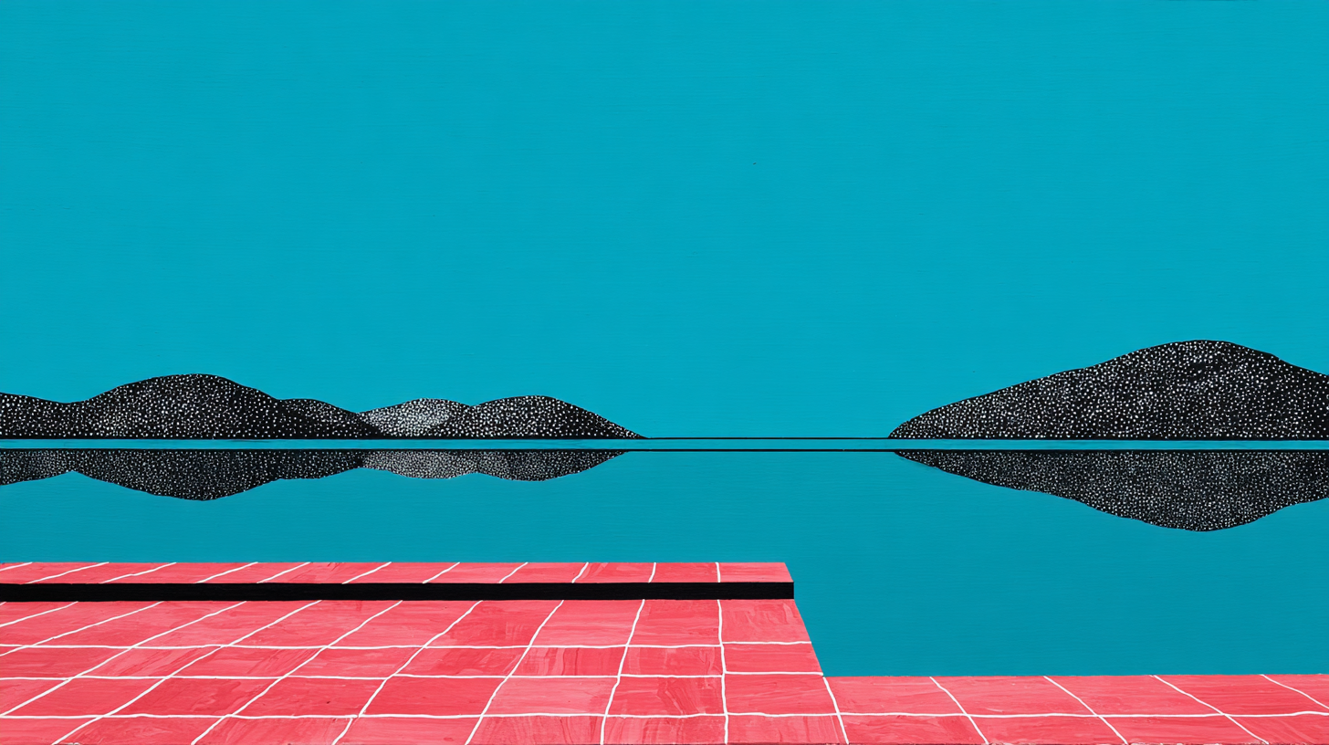 Still water reflection